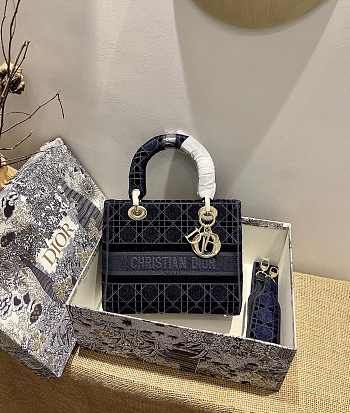 Dior Lady D-Lite Reverse 02 Size 24 x 20 x 11 cm