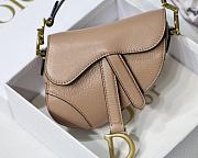 Dior Saddle Mini Pink M6008 Size 12 x 7.5 x 5 cm - 4