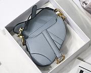 Dior Saddle Mini Light Blue M6008 Size 12 x 7.5 x 5 cm - 2