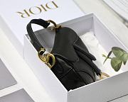 Dior Saddle Mini Black M6008 Size 12 x 7.5 x 5 cm - 6