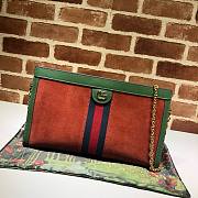 Gucci Single-Shoulder Orange Green 503876 Size 32.5 x 20 x 10 cm - 1