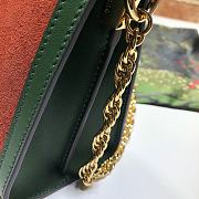 Gucci Single-Shoulder Orange Green 503876 Size 32.5 x 20 x 10 cm - 3