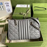 Gucci GG Marmont Gray 681483 Size 26.5 x 19 x 11 cm - 3