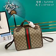 Gucci Mini Bag Office Deer GG Canvas 565224 Size 27 x 22 x 17 cm - 1