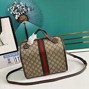 Gucci Mini Bag Office Deer GG Canvas 565224 Size 27 x 22 x 17 cm - 2