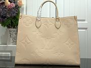 LV Onthego Embossed White M44925 Size 41 x 34 x 19 cm - 3