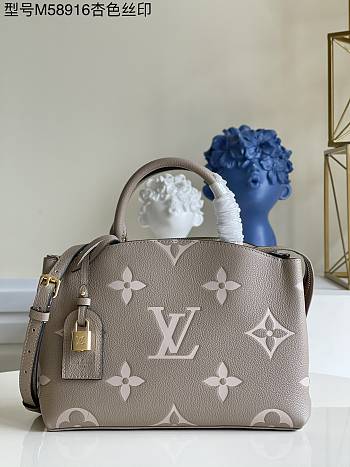 LV Apricot Silk Screen Monogram M58916 Size 29 x 18 x 12.5 cm