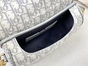 Dior Bobby Handbag Canvas Embroidery Gray M9319 Size 22 x 17 x 6 cm - 6