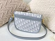 Dior Bobby Handbag Canvas Embroidery Gray M9319 Size 22 x 17 x 6 cm - 5