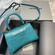 Balencia Parisian Crocodile Maca Blue Size 23 x 10 x 14 cm - 3