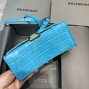 Balencia Parisian Crocodile Sky Blue Size 19 x 8 x 11 cm - 4