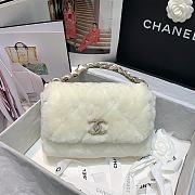 Chanel Diamond Plush Bag Black AS2240 Size 1.5 x 21.5 x 6.5 cm - 1