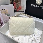 Chanel Diamond Plush Bag Black AS2240 Size 1.5 x 21.5 x 6.5 cm - 3