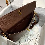 Chanel Vintage Shopping Bag Brown 6706 Size 26 x 10.5 x 22 cm - 4