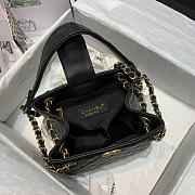 Chanel Bucket Bag Black AS2230 Size 15.5 x 15 x 12.5 cm - 6