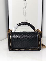 Chanel Python Skin Black 94804 Size 25 cm - 5