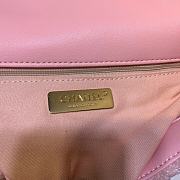 Chanel Lamb Wool Fabric Pink Size 30 x 20 x 10 cm - 3