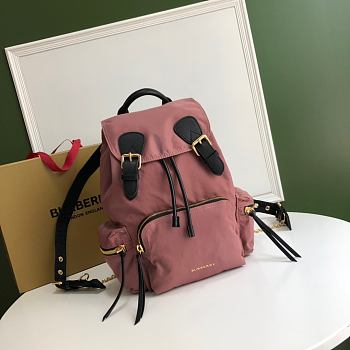 Burberry Medium-Sized Military Backpack Pink Size 22 x 14 x 33 cm