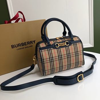 Burberry Bowling Bag Size 23 x 13.5 x 16.5 cm