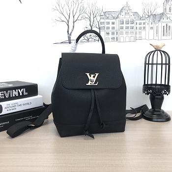 LV Lockme Backpack Black M41815 Size 22 x 28 x 13 cm
