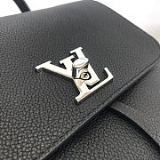 LV Lockme Backpack Black M41815 Size 22 x 28 x 13 cm - 3