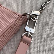 LV Pink Water Ripple M80483 Size 19 x 11.5 x 3 cm - 5