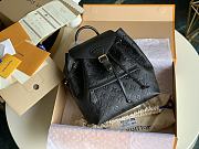 LV Montsouris Backpack Black M45205 Size 27.5 x 33 x 14 cm - 1