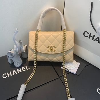Chanel Handbag Beige AS1175 Size 14 x 23 x 9 cm