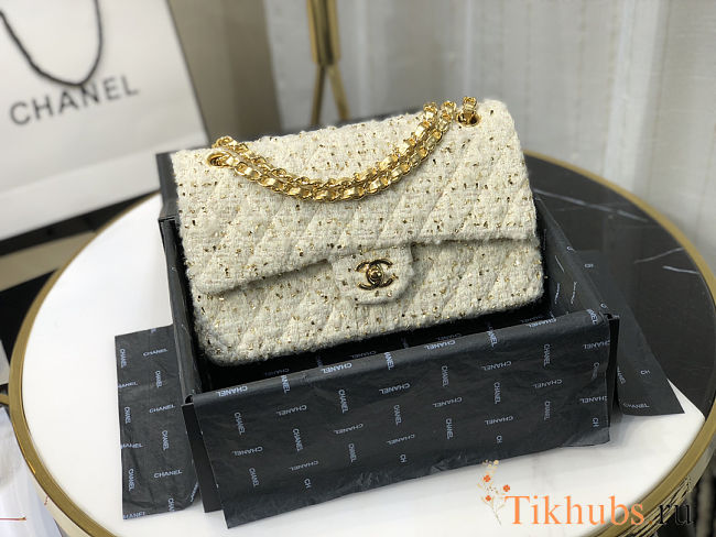 Chanel Woven Chain Bag 01116 Size 26 x 16 x 7 cm - 1