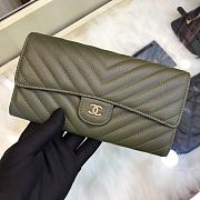 Chanel Leboy Long Wallet Green 80758 Size 10.5 x 19 x 3 cm - 4