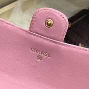 Chanel Leboy Long Wallet Pink 80758 Size 10.5 x 19 x 3 cm - 6