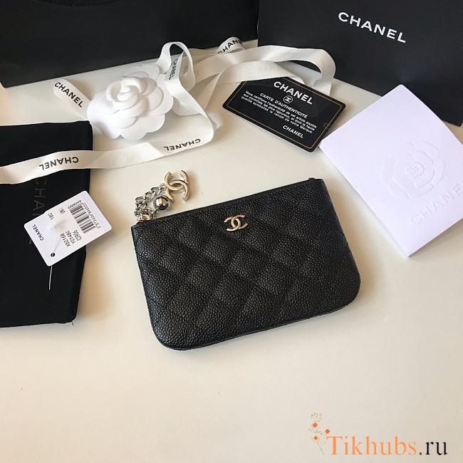 Chanel Coin Purse 50168 Size 9.5 × 1 cm - 1