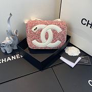 Chanel Flap Bag Red AS0321 Size 13 x 18 x 8 cm - 2