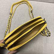 Chanel Gabrielle Yellow 94505 Size 18 x 6 x 11 cm - 5