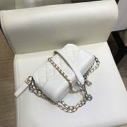 Chanel Gabrielle White 94505 Size 18 x 6 x 11 cm - 2