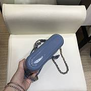 Chanel Gabrielle Blue 94505 Size 18 x 6 x 11 cm - 5