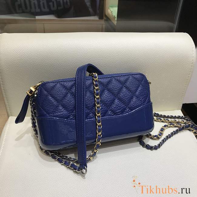 Chanel Gabrielle Dark Blue 94505 Size 18 x 6 x 11 cm - 1