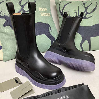 Bottega Veneta Medium Boots Purple 