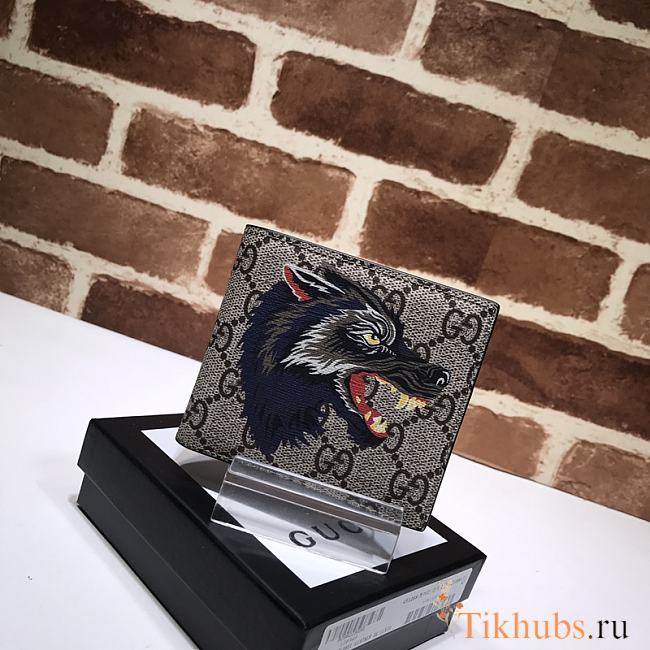 Gucci Men Wallet Wolf Head 451268 - 1