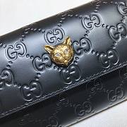 Gucci Long Wallet Black 548055 Size 19 x 10.5 x 2.5 cm - 6