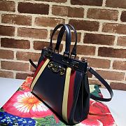 Gucci Handle Bag Blue and Red Apricot 569712 Size 27 x 22 x 10 cm - 2