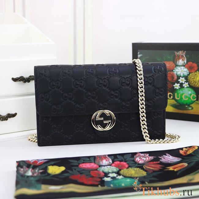 Gucci Chain Bag Black 409340 Size 19 x 11 x 4 cm - 1