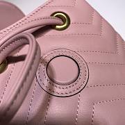Gucci GG Marmont Matelassé Backpack Light Pink 528129 Size 19 x 18.5 x 10 cm - 4