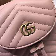 Gucci GG Marmont Matelassé Backpack Light Pink 528129 Size 19 x 18.5 x 10 cm - 5