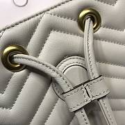 Gucci GG Marmont Matelassé Backpack White 528129 Size 19 x 18.5 x 10 cm - 4
