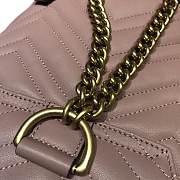 Gucci GG Marmont Matelassé Backpack Nude Powder 528129 Size 19 x 18.5 x 10 cm - 2