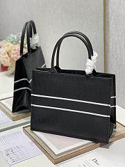 Dior Book Tote Shopping Bag Punching Black 1287 Size 36 × 28 cm - 5