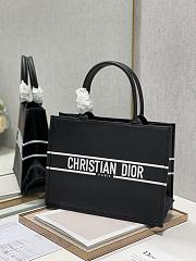 Dior Book Tote Shopping Bag Punching Black 1287 Size 36 × 28 cm - 4