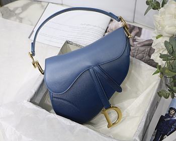 Dior Saddle Gradient Blue M9001 Size 25.5 x 20 x 6.5 cm