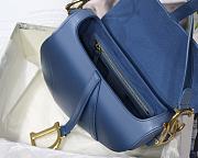 Dior Saddle Gradient Blue M9001 Size 25.5 x 20 x 6.5 cm - 3